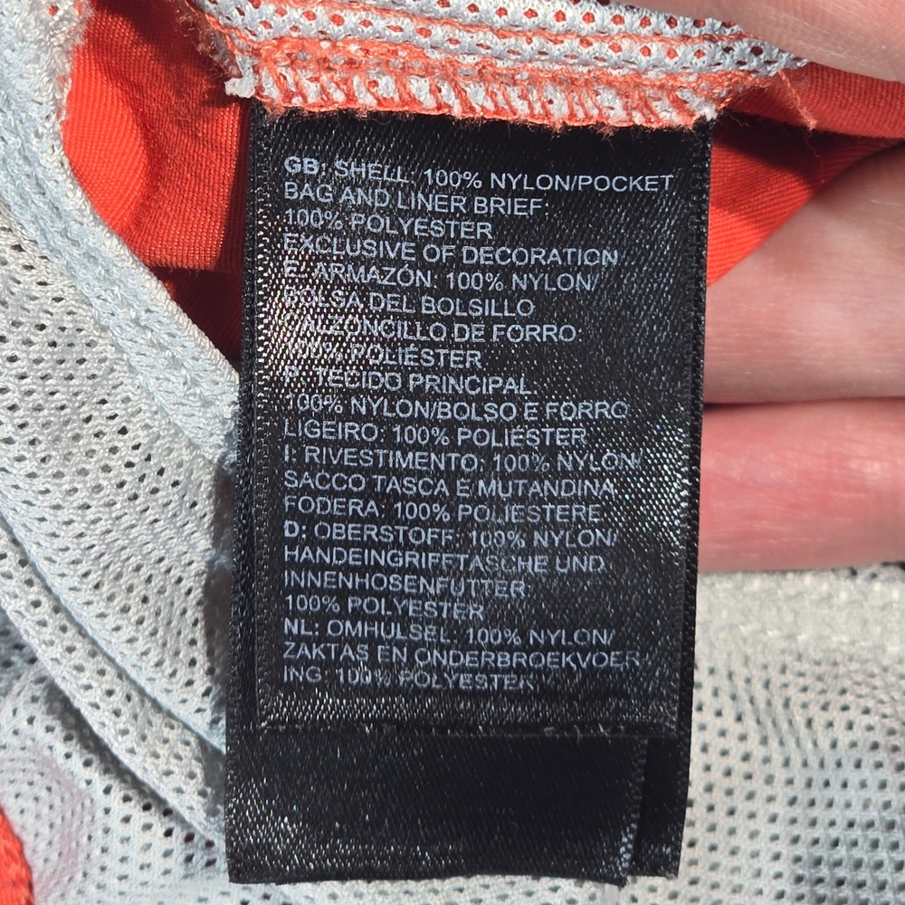 The North Face Mens Class V Water Shorts Orange Red Mesh Liner NF0A2UNJ Large - Picture 5 of 15